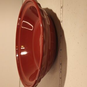 Longaberger Woven Traditions Paprika 6" Pie Plate Pottery